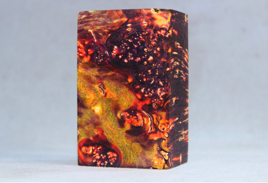 Stabilized Maple Burl Wood Mod Block